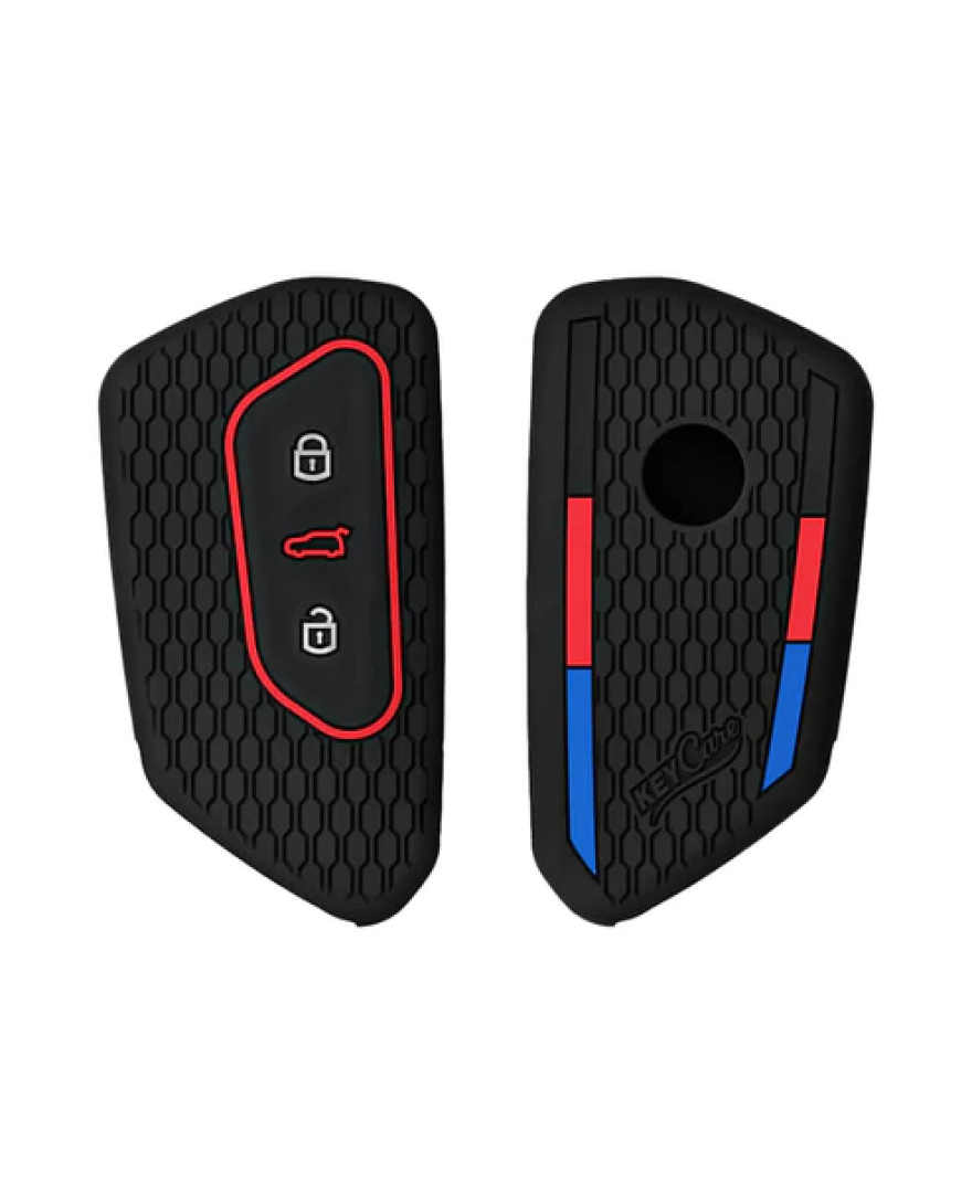 Keycare silicone key cover fit for Skoda / Volkswagen 3b new smart key | KC74